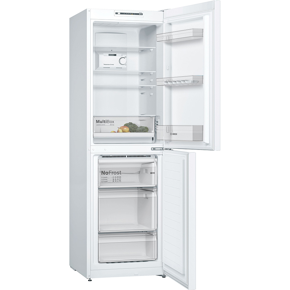 Bosch KGN34NWEAG 60cm Serie 2 Frost Free Fridge Freezer WHITE