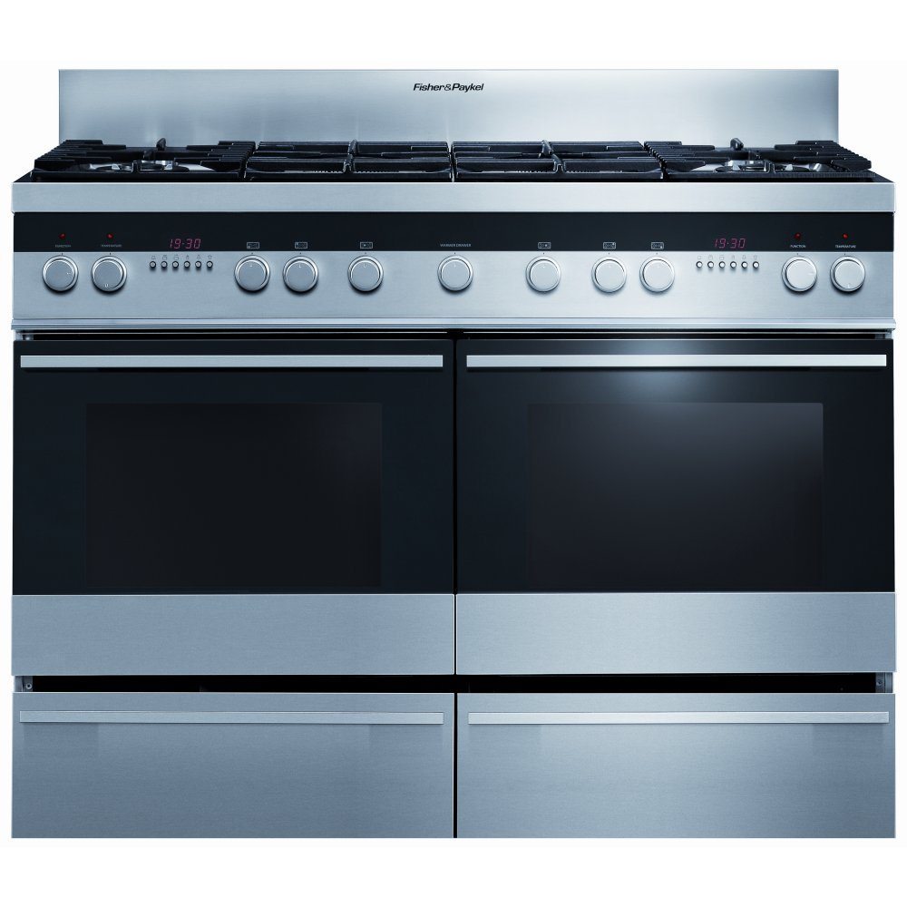 Fisher Paykel Or120ddwgx2 120cm Dual Fuel Range Cooker Stainless