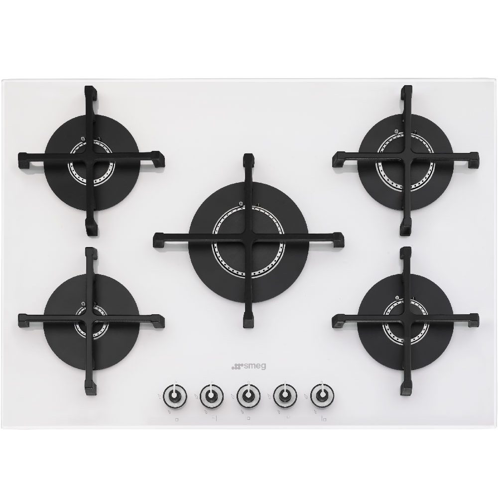 Smeg Pv175b 1 72cm Linea 5 Burner Gas On Glass Hob Appliance City