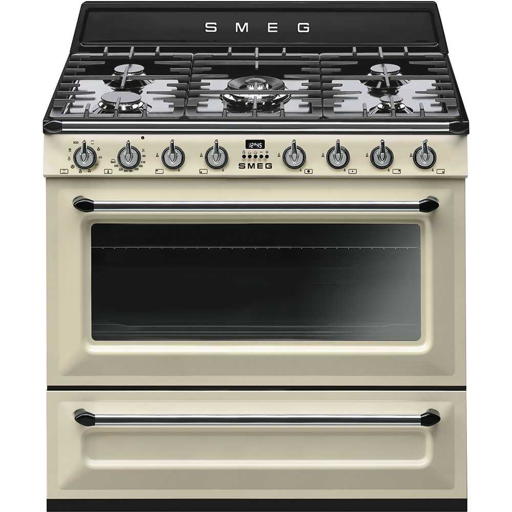 Smeg Tr90p9 90cm Victoria Single Cavity Dual Fuel Range Cooker