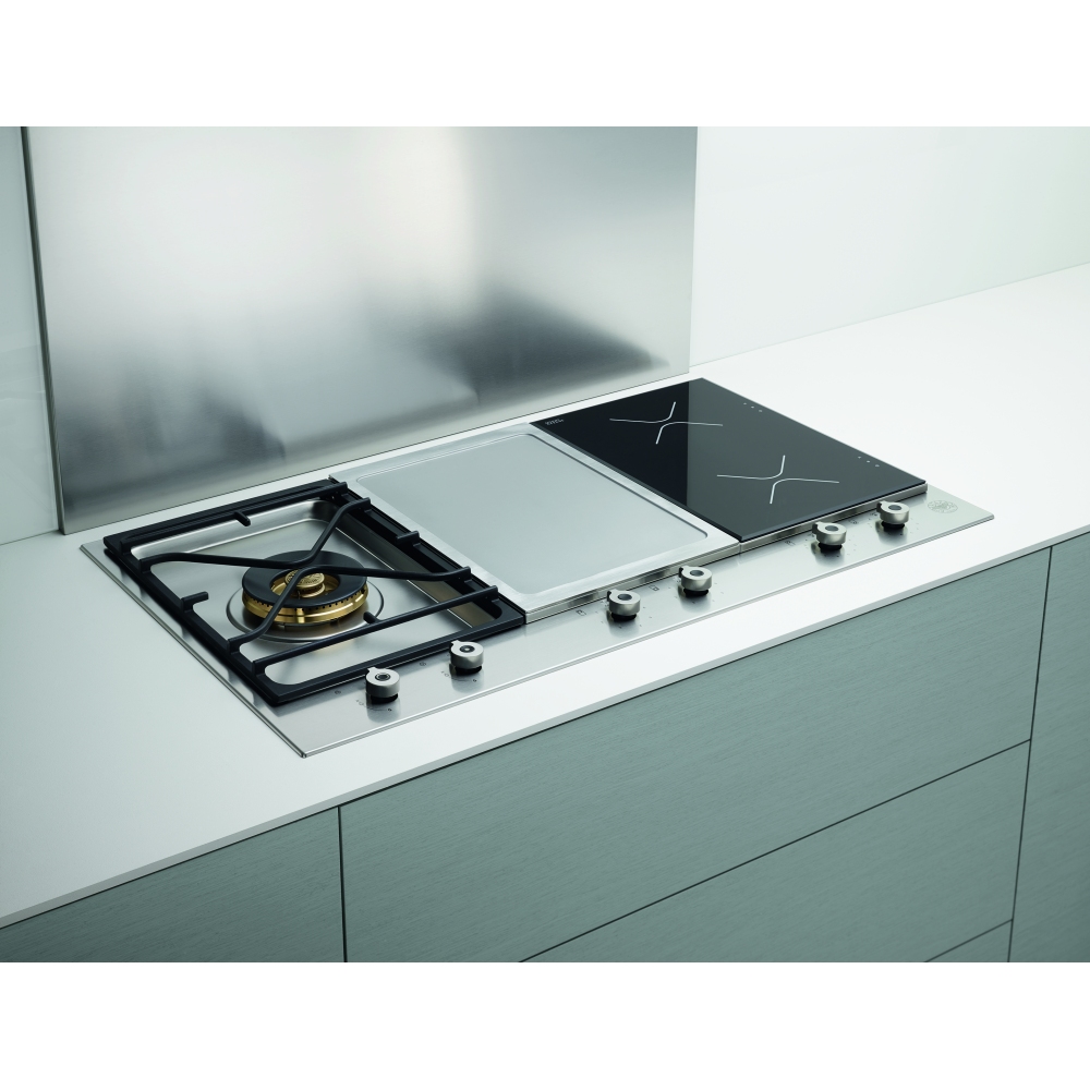 Bertazzoni PM3631IGX 90cm Professional Mixed Gas Ceramic Induction Hob