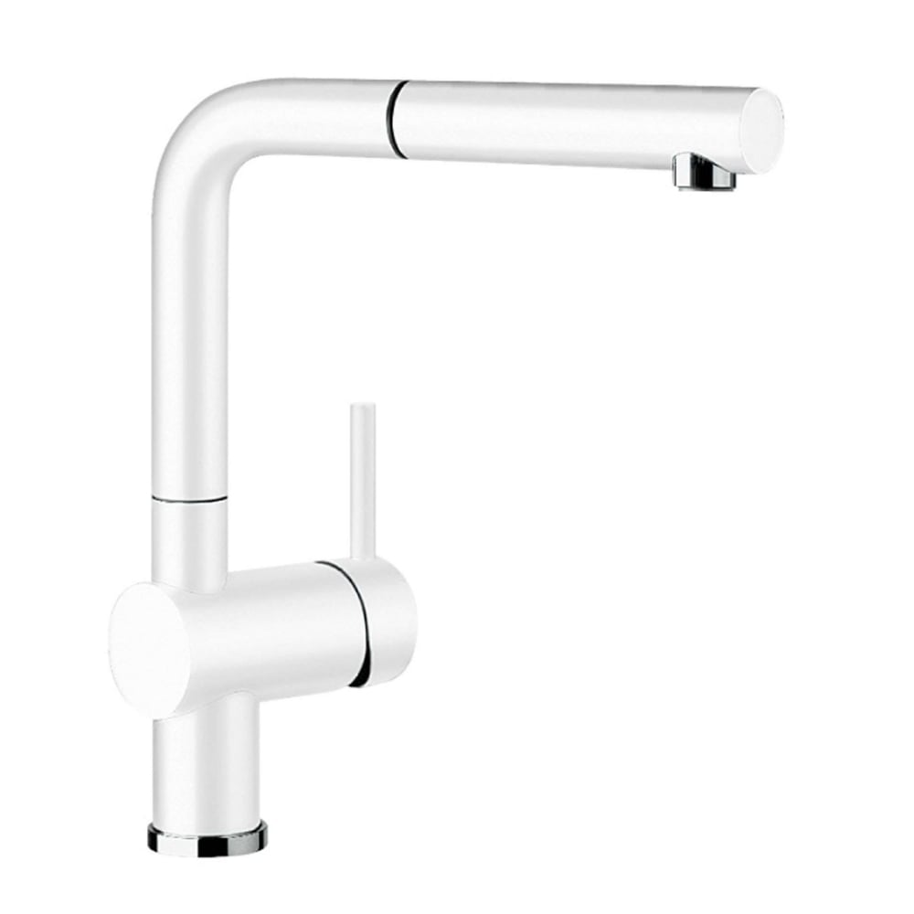 Blanco LINUS-S WHITE Linus-S Single Lever Pull-Out Spray Tap 516692