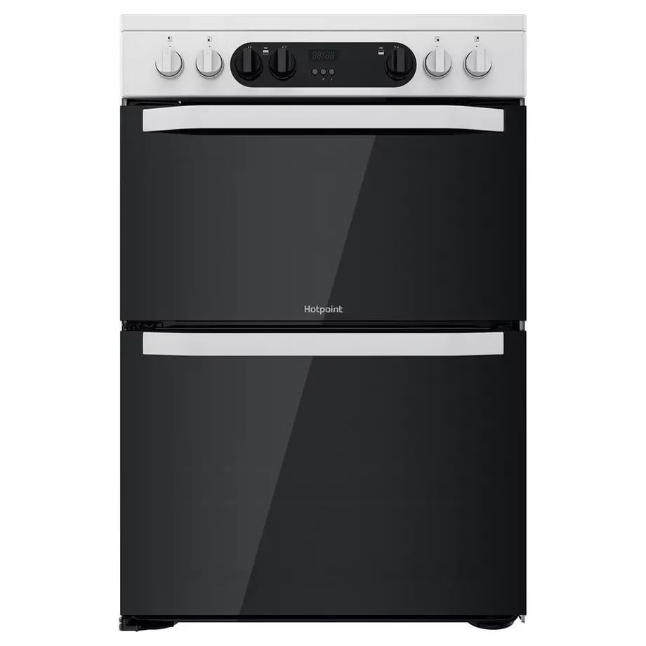 Hotpoint HDM67V9CMW 60cm Freestanding Ceramic Cooker - WHITE