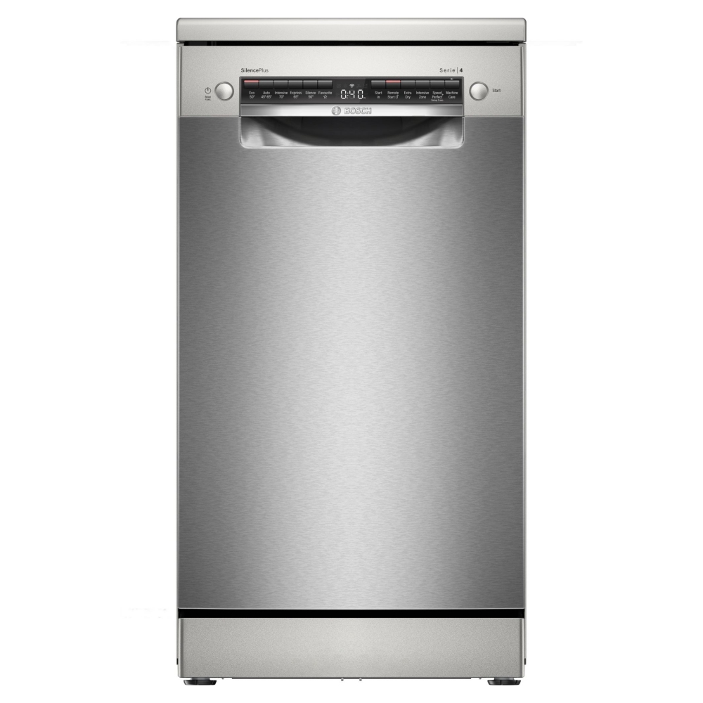 Bosch SPS4HMI49G 45cm Series 4 Freestanding Dishwasher - SILVER