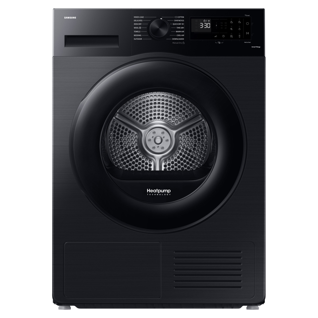 Samsung DV90CGC0A0ABEU 9kg Series 5 Smart Heat Pump Condenser Tumble Dryer - BLACK