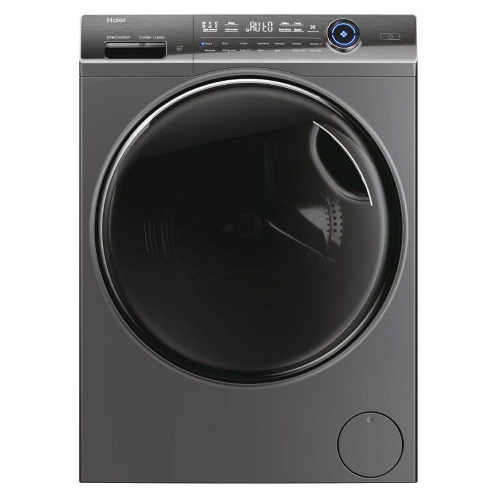 Haier HW10GBD14979SUUK 10kg I-Pro Series 7 Plus Autodose Freestanding Washing Machine 1400rpm - GRAPHITE