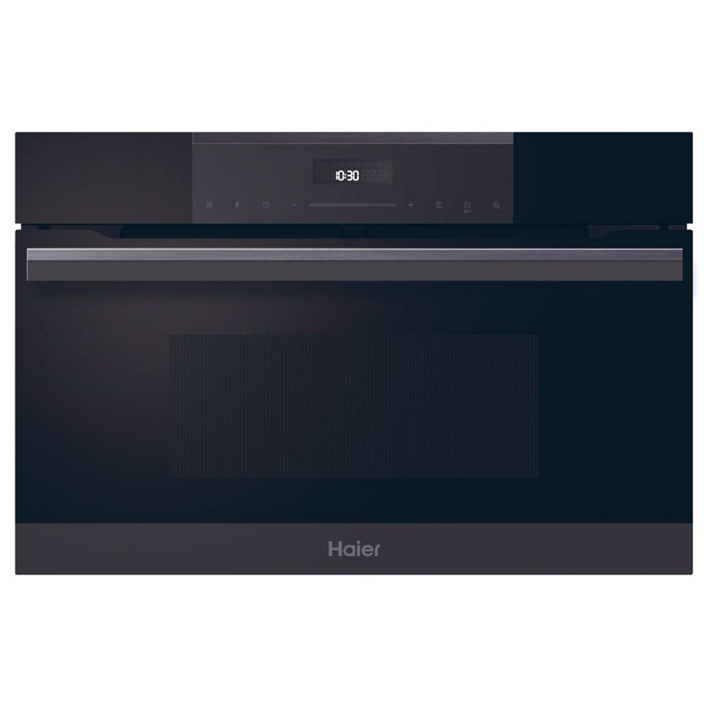 Haier HWO38MG6HXBD/UK Built In Microwave And Grill For Tall Housing - BLACK