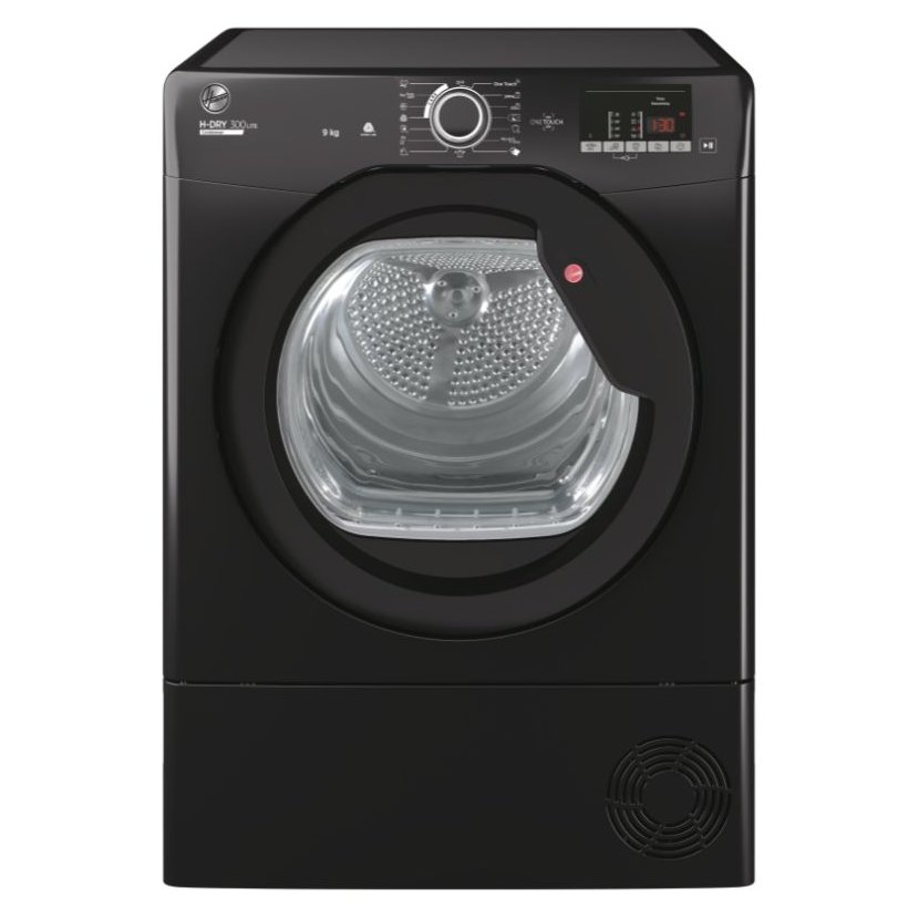 Hoover HLE C9DGB-80 9kg Condenser Dryer - BLACK